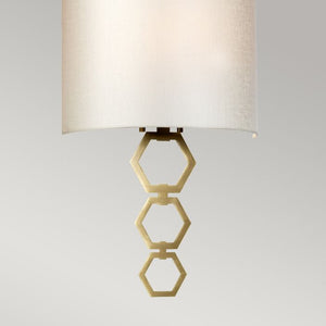 Clark Medium 1 Light Wall Light - Aged Brass - Comet Lighting
