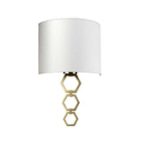 Clark Medium 1 Light Wall Light - Aged Brass