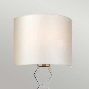 Clark Medium 1 Light Wall Light - Polished Chrome - Comet Lighting