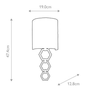 Clark Small 1 Light Wall Light - Aged Brass - Comet Lighting