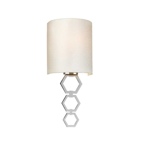 Clark Small 1 Light Wall Light - Polished Chrome - Comet Lighting