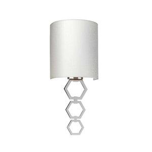 Clark Small 1 Light Wall Light - Polished Chrome - Comet Lighting