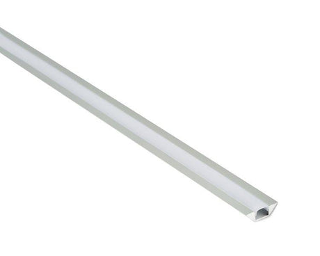 CO7 45° slim surface-mount corner profile & diffuser 2M - Comet Lighting