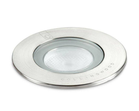 GL016 Ground Light Brushed Metal, 2700K - Comet Lighting