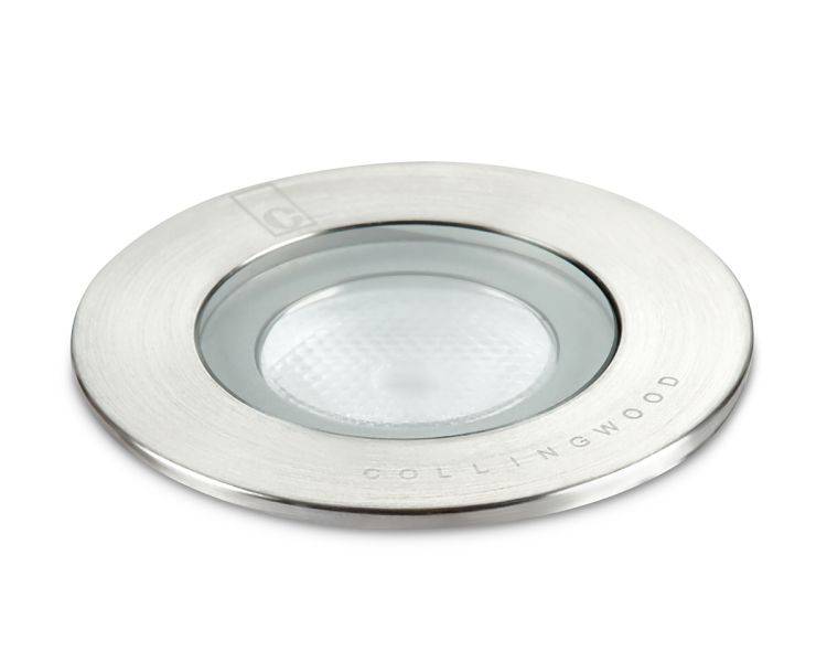 GL016 Ground Light Brushed Metal, 4000K - Comet Lighting