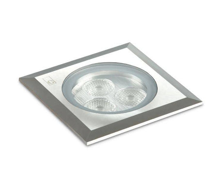 GL041 Square LED Ground Light 4000K, 12Â° Beam Angle - Comet Lighting