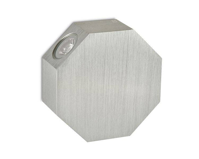 OCTOLED Rotatable, octagonal LED wall light 3000K - Comet Lighting