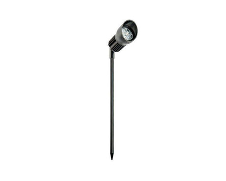 SL040 Hooded Spike Light, Black, Flood Beam, 2700K - Comet Lighting