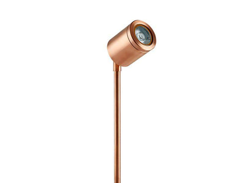 SL220 spike light, copper, wide beam, low voltage, 2700K - Comet Lighting