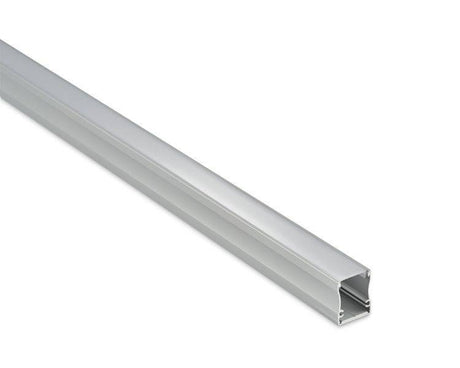 SM28 28mm deep surface-mount profile and diffuser 2M - Comet Lighting