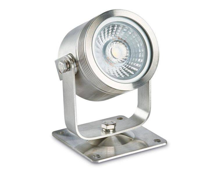 UL030 Rotatable Spot light, Stainless Steel 316, Wide Beam, 2700K - Comet Lighting