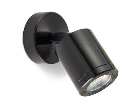 WL220 wall light, black, 3000K - Comet Lighting