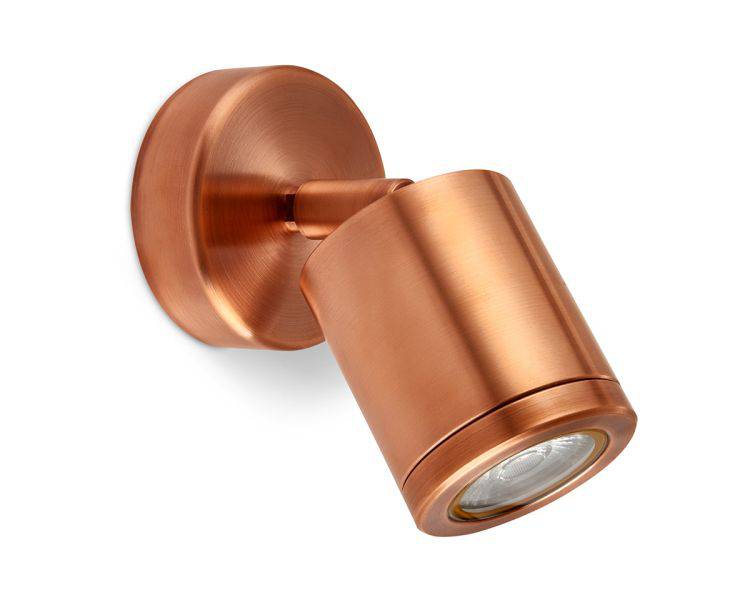 WL220 wall light, copper, 2700K - Comet Lighting