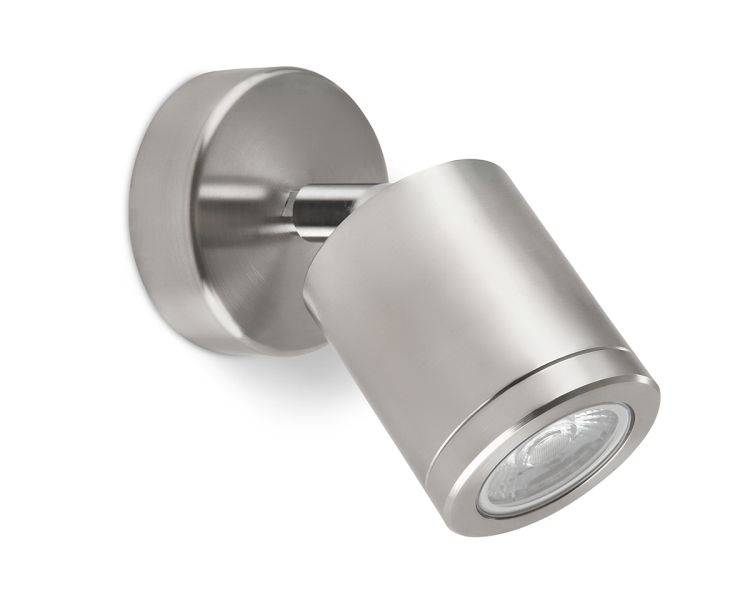 WL220 wall light, stainless steel 316, 3000K - Comet Lighting