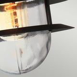 Copenhagen 1 Light Wall Lantern - Black - Comet Lighting