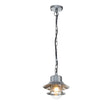 Copenhagen 1 Light Chain Lantern - Silver - Comet Lighting