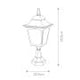 Chapel 1 Light Pedestal Lantern