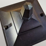Chapel Outdoor Pillar Lantern Black - Comet Lighting