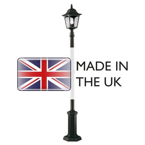 Chapel Outdoor Lamp Post Black - Comet Lighting