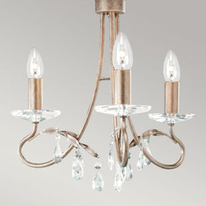 Christina 3 Light Chandelier - Comet Lighting