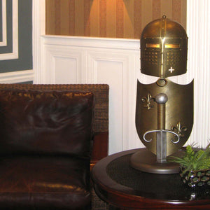 Crusader 1 Light Table Lamp - Comet Lighting