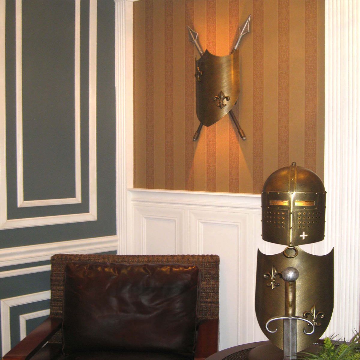 Crusader 2 Light Wall Light - Comet Lighting