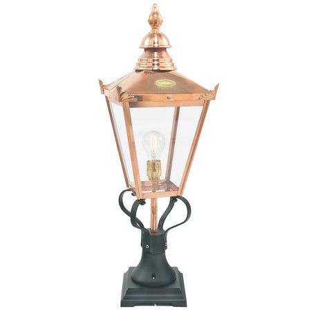 Chelsea 1 Light Pedestal Lantern - Comet Lighting