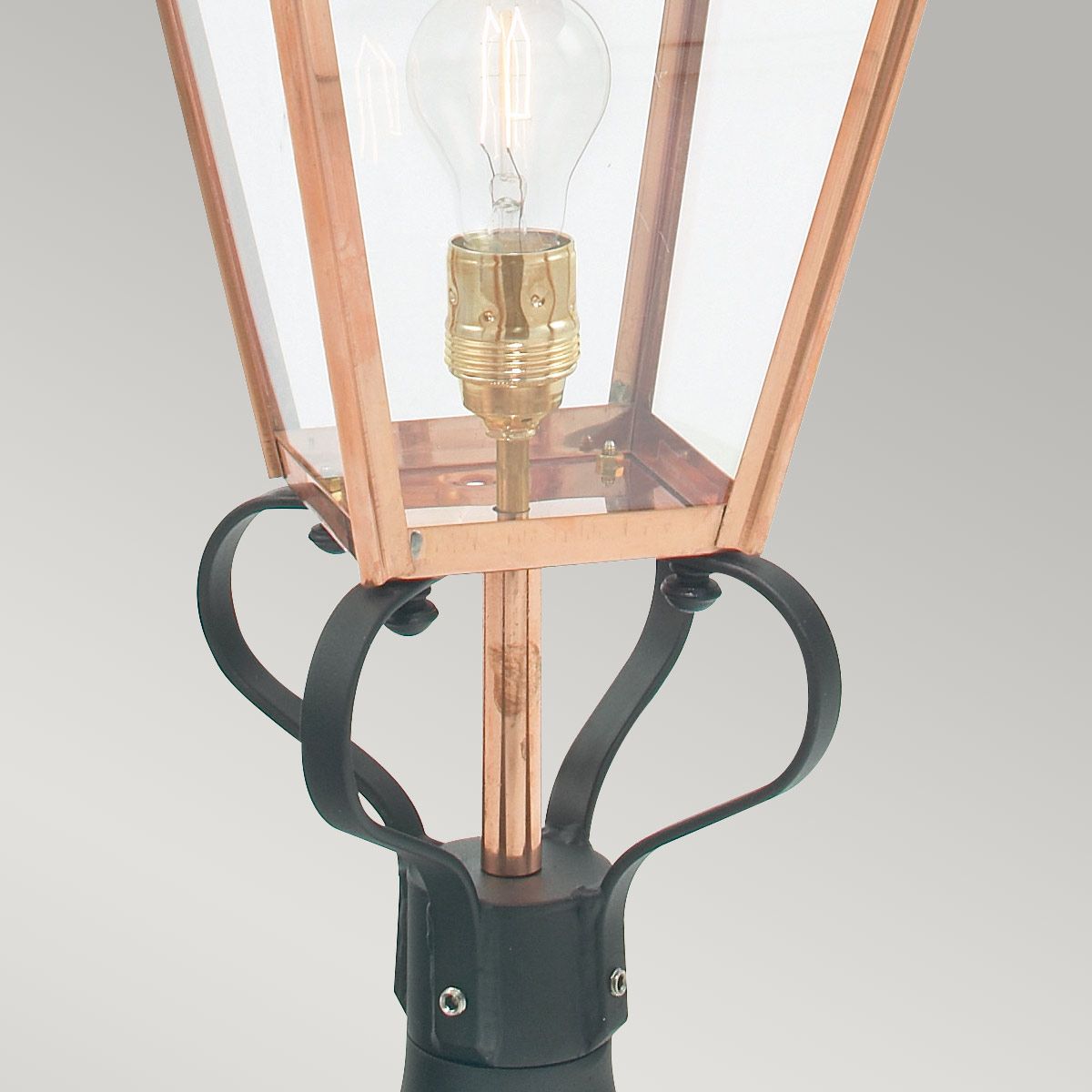Chelsea 1 Light Pedestal Lantern - Comet Lighting