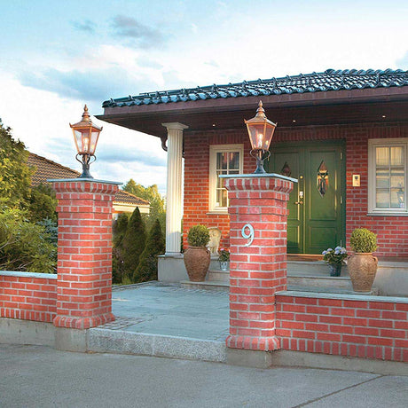 Chelsea 1 Light Pedestal Lantern - Comet Lighting