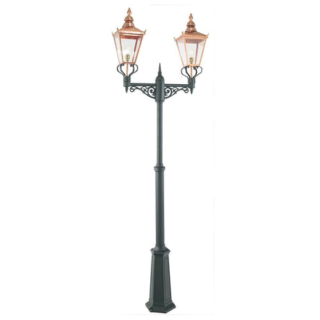 Chelsea Twin Head Lamp Post - Comet Lighting