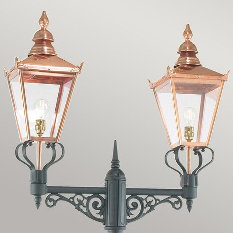 Chelsea Twin Head Lamp Post - Comet Lighting