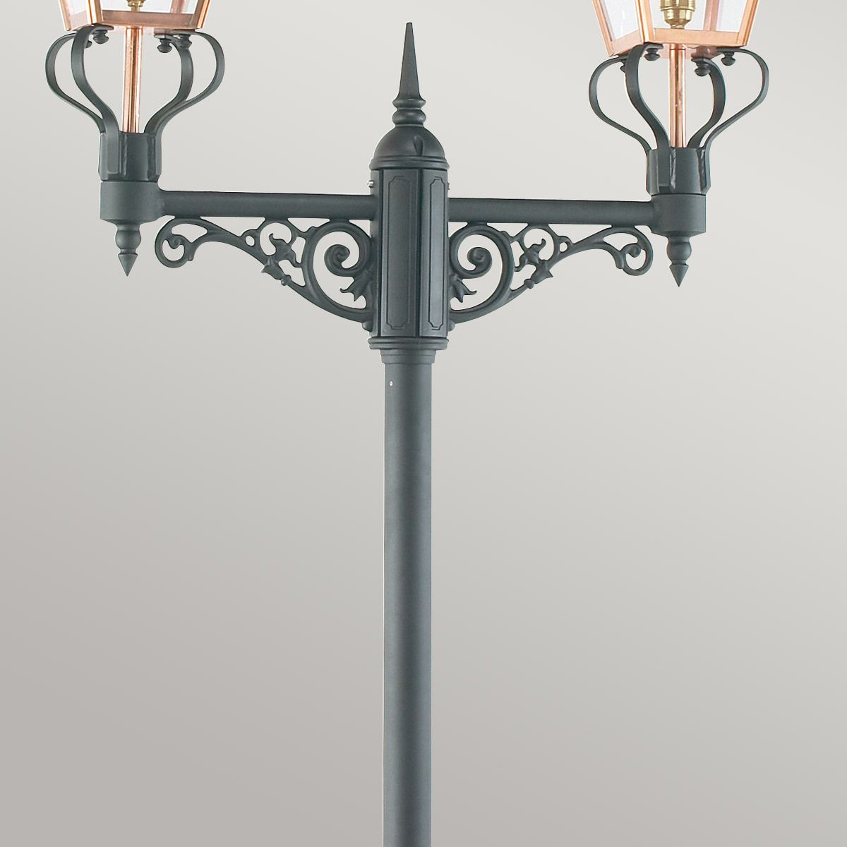 Chelsea Twin Head Lamp Post - Comet Lighting