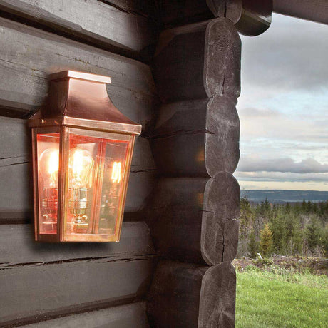 Chelsea 1 Light Small Half Lantern - Comet Lighting