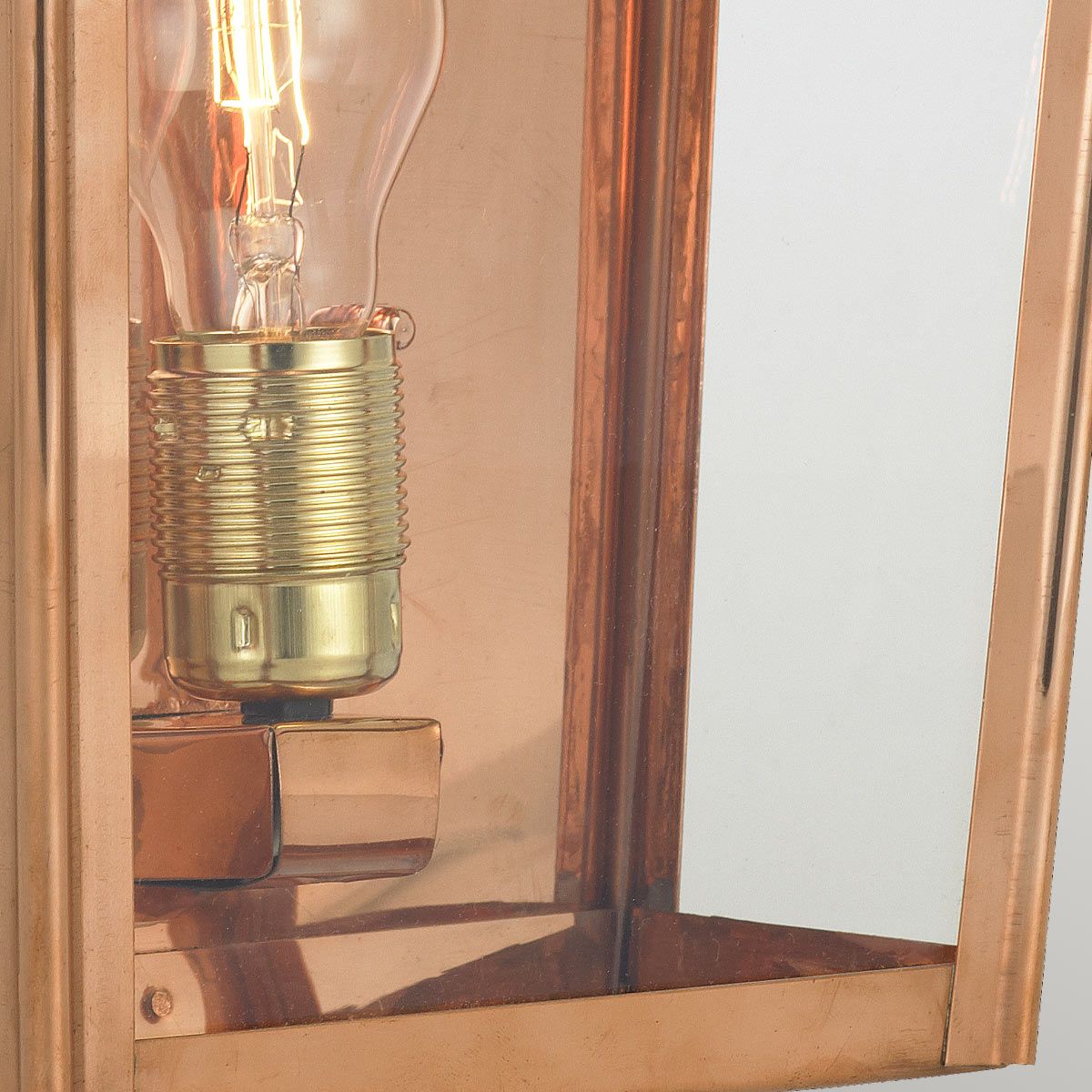 Chelsea 1 Light Large Half Lantern - Comet Lighting