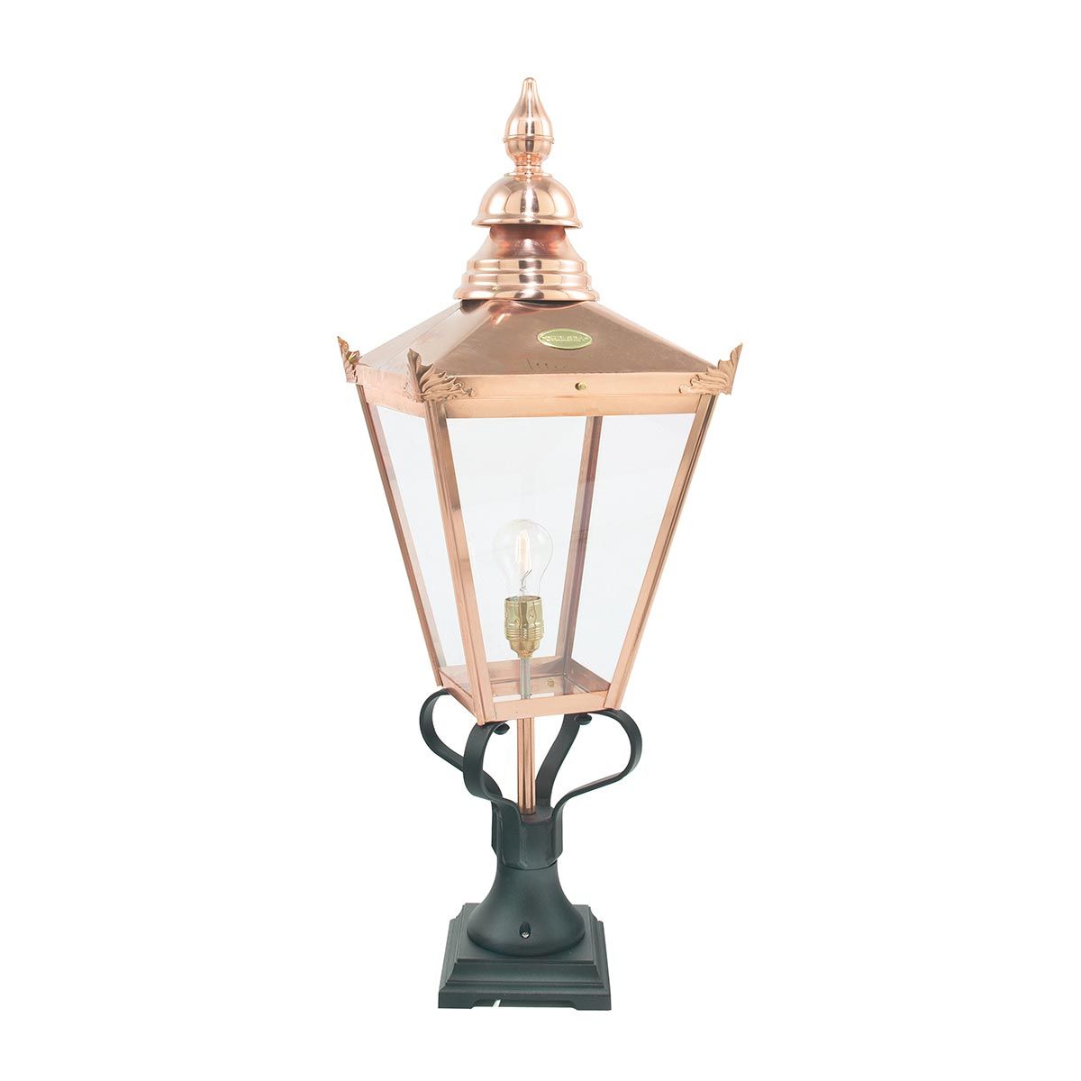 Chelsea 1 Light Grande Pedestal Lantern - Comet Lighting