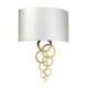 Curtis Large 2 Light Wall Light - Aged Brass