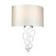 Curtis Large 2 Light Wall Light - Polished Chrome