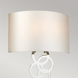 Curtis Large 2 Light Wall Light - Polished Chrome - Comet Lighting