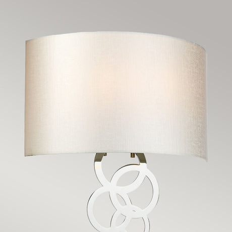 Curtis Large 2 Light Wall Light - Polished Chrome - Comet Lighting