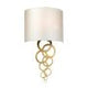 Curtis Medium 1 Light Wall Light - Aged Brass