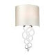 Curtis Medium 1 Light Wall Light - Polished Chrome