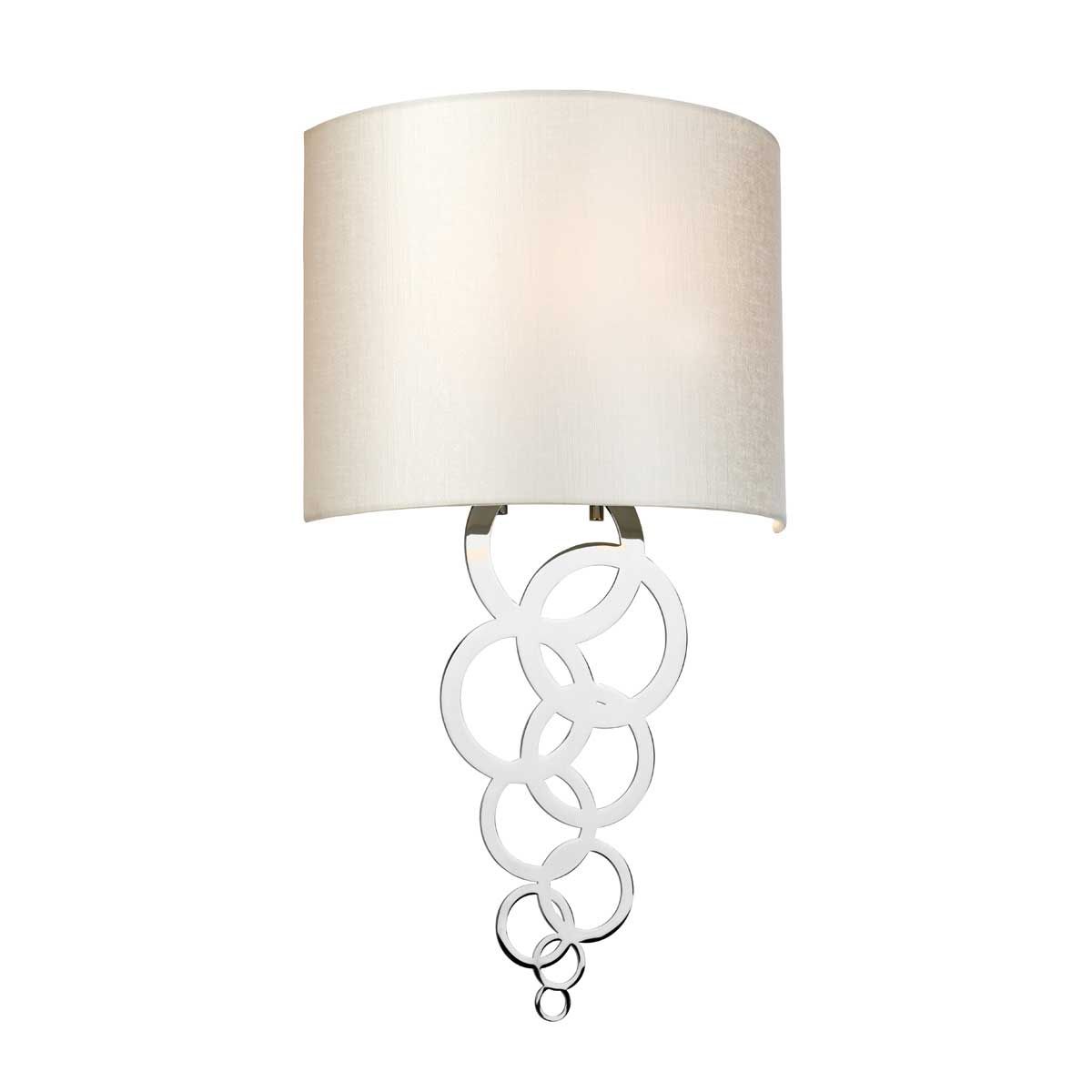 Curtis Medium 1 Light Wall Light - Polished Chrome - Comet Lighting