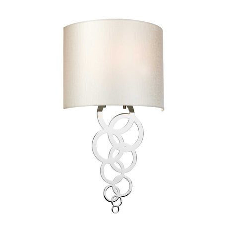Curtis Medium 1 Light Wall Light - Polished Chrome - Comet Lighting