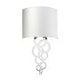 Curtis Medium 1 Light Wall Light - Polished Chrome