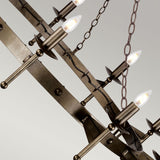 Cromwell 12-Light Chandelier Old Bronze - Comet Lighting