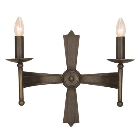Cromwell 2 Light Wall Light - Comet Lighting