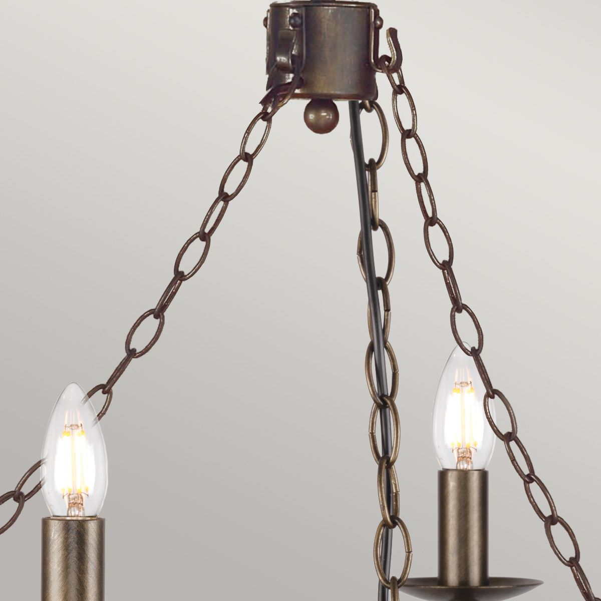 Cromwell 6-Light Chandelier Old Bronze - Comet Lighting