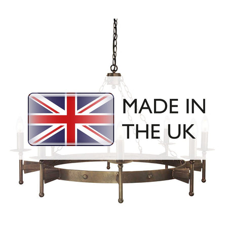 Cromwell 8 Light Chandelier - Comet Lighting