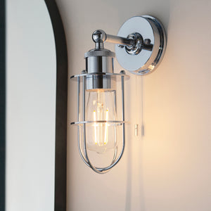 Tennsift Wall Light Chrome - Comet Lighting