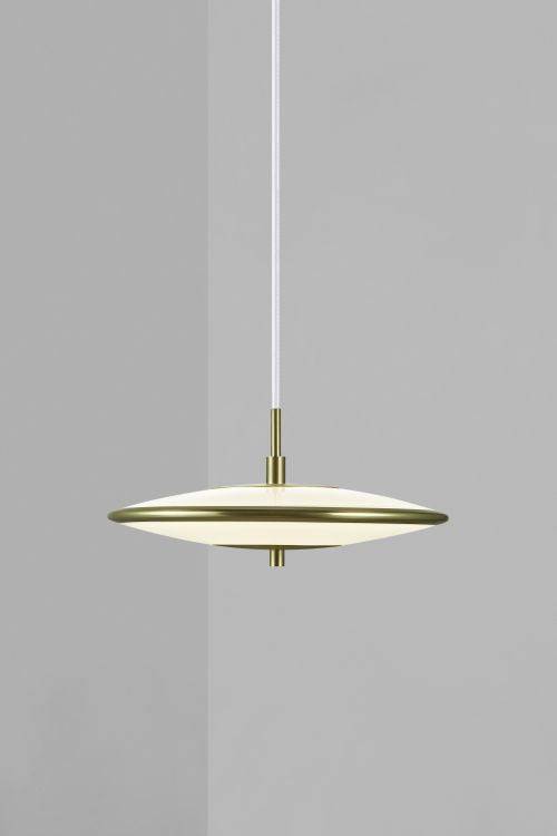 DftP Blanche 32 Pendant Brass - Comet Lighting